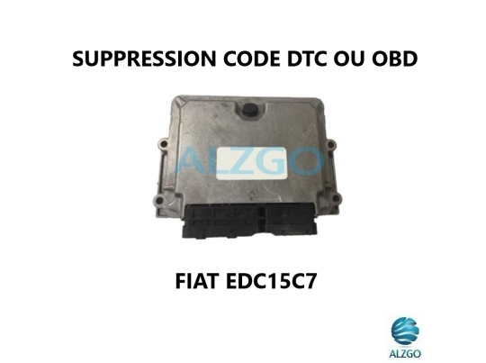 FORFAIT SUPPRESSION CODE DTC OU OBD FIAT EDC15C7