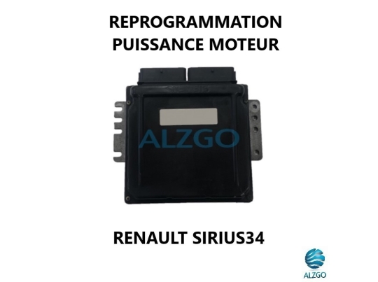 FORFAIT REPROGRAMMATION PUISSANCE MOTEUR SIRIUS34 RENAULT