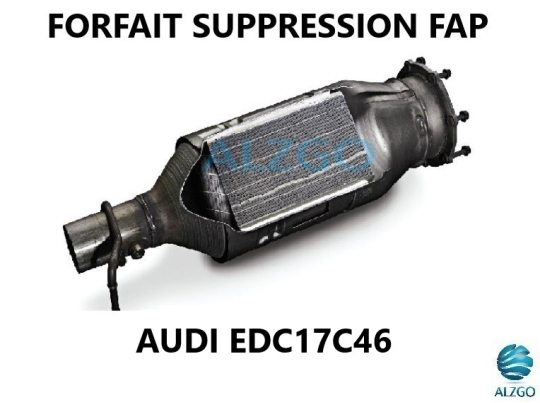 FORFAIT SUPPRESSION FAP AUDI EDC17C46