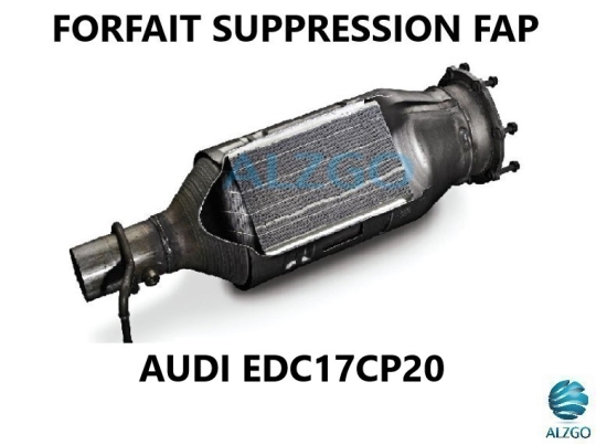 FORFAIT SUPPRESSION FAP AUDI EDC17CP20