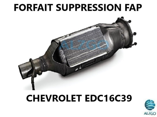 FORFAIT SUPPRESSION FAP CHEVROLET EDC16C39