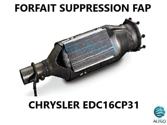 FORFAIT SUPPRESSION FAP CHRYSLER EDC16CP31