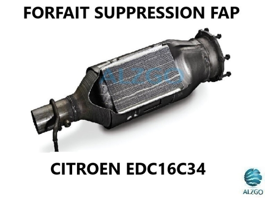 FORFAIT SUPPRESSION FAP CITROEN EDC16C34