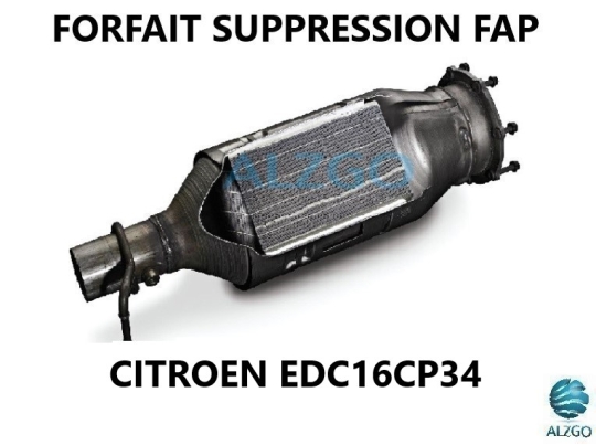 FORFAIT SUPPRESSION FAP CITROEN EDC16CP39