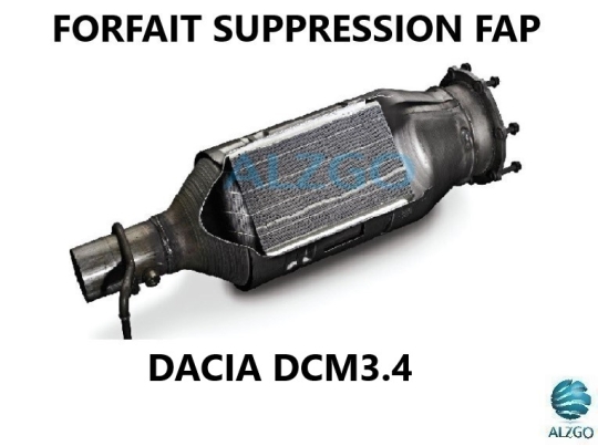 FORFAIT SUPPRESSION FAP DACIA DCM3.4