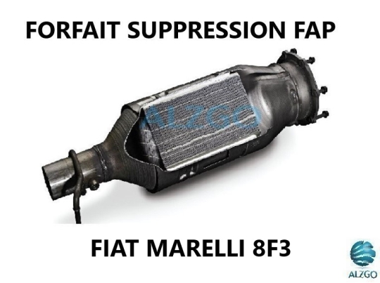 FORFAIT SUPPRESSION FAP FIAT MARELLI 8F3