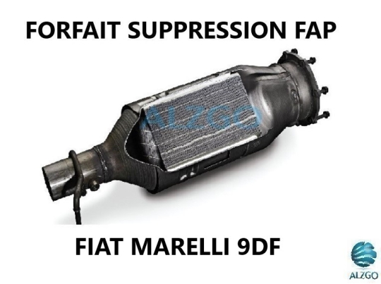 FORFAIT SUPPRESSION FAP FIAT MARELLI 9DF