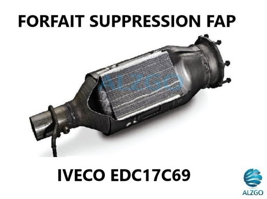 FORFAIT SUPPRESSION FAP IVECO EDC17C69