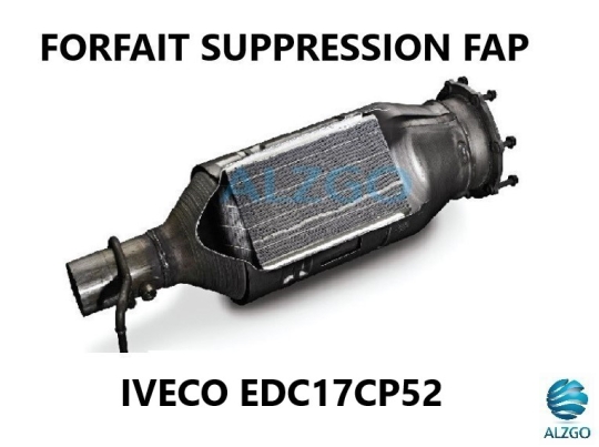 FORFAIT SUPPRESSION FAP IVECO EDC17CP52