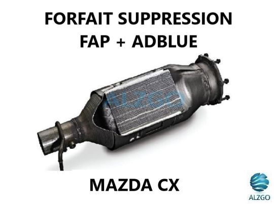 FORFAIT SUPPRESSION FAP + ADBLUE MAZDA CX