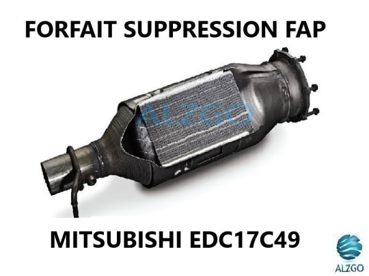 FORFAIT SUPPRESSION FAP MITSUBISHI EDC17C49