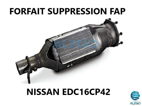 FORFAIT SUPPRESSION FAP NISSAN EDC16CP42