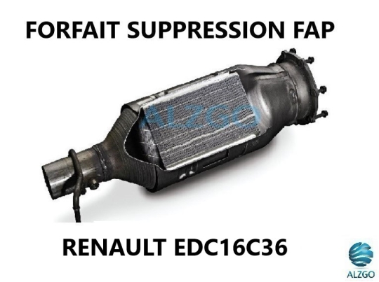 FORFAIT SUPPRESSION FAP RENAULT EDC16C39