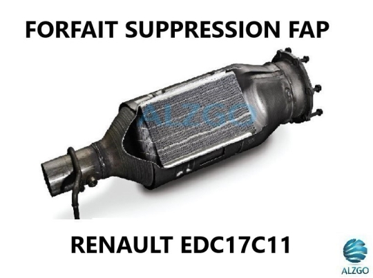 FORFAIT SUPPRESSION FAP RENAULT EDC17C11