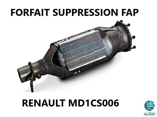 FORFAIT SUPPRESSION FAP RENAULT MD1CS006