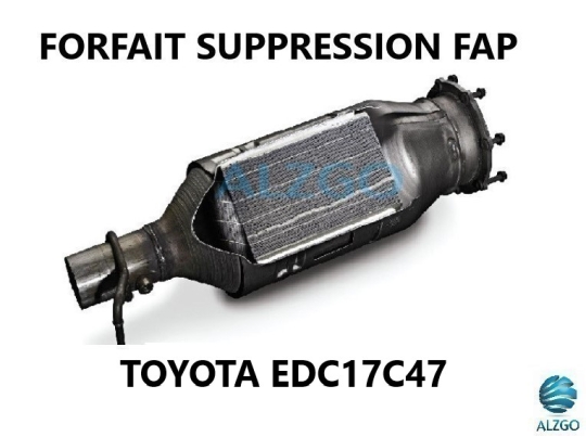 FORFAIT SUPPRESSION FAP TOYOTA EDC17C47