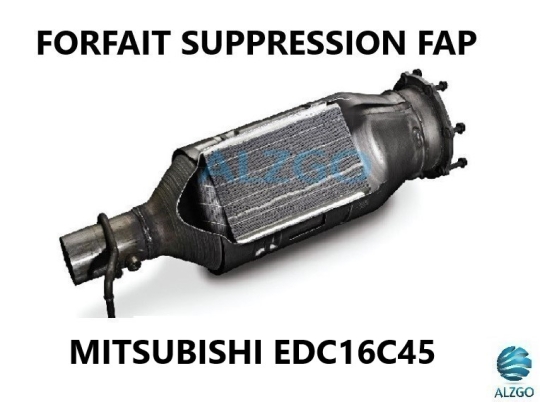 FORFAIT SUPPRESSION FAP MITSUBISHI EDC16C45