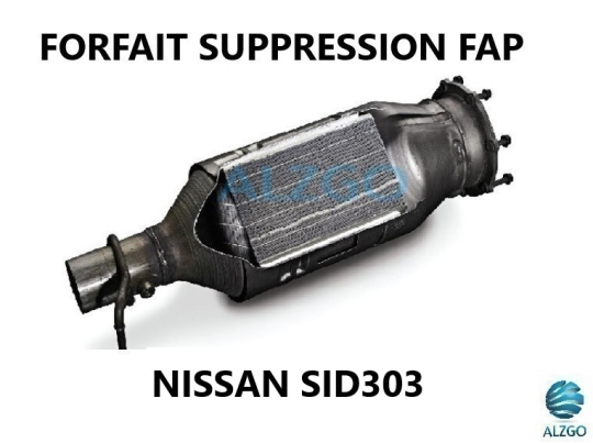 FORFAIT SUPPRESSION FAP NISSAN SID 303