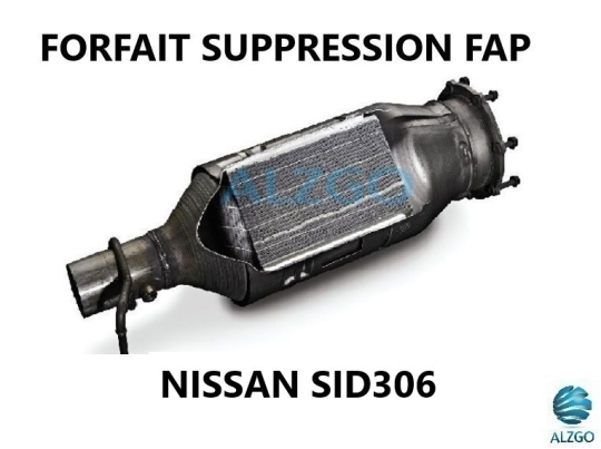 FORFAIT SUPPRESSION FAP NISSAN SID 306