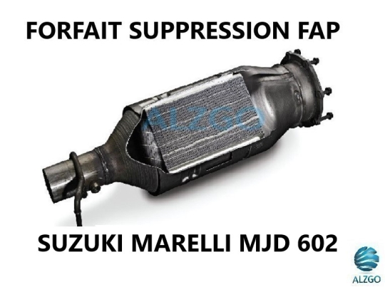 FORFAIT SUPPRESSION FAP SUZUKI MJD 602