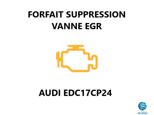 FORFAIT SUPPRESSION VANNE EGR AUDI EDC17CP24