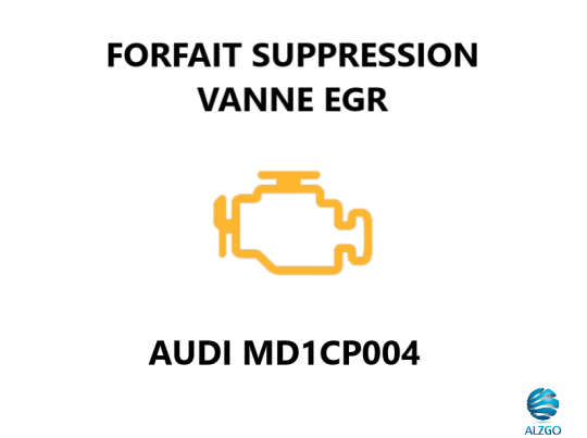 FORFAIT SUPPRESSION VANNE EGR AUDI MD1CP004