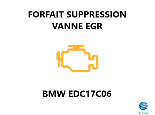 FORFAIT SUPPRESSION VANNE EGR BMW EDC17C06