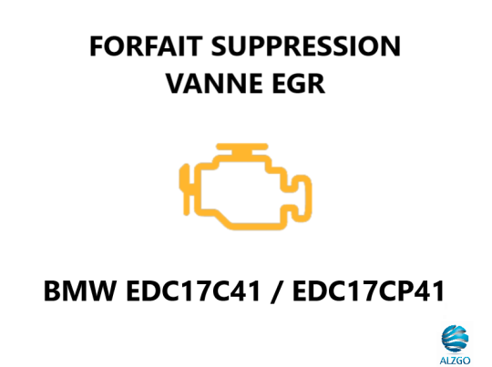 FORFAIT SUPPRESSION VANNE EGR BMW EDC17C41 / EDC17CP41