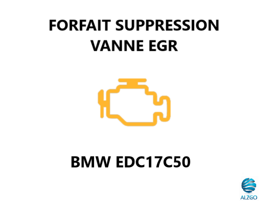 FORFAIT SUPPRESSION VANNE EGR BMW EDC17C50