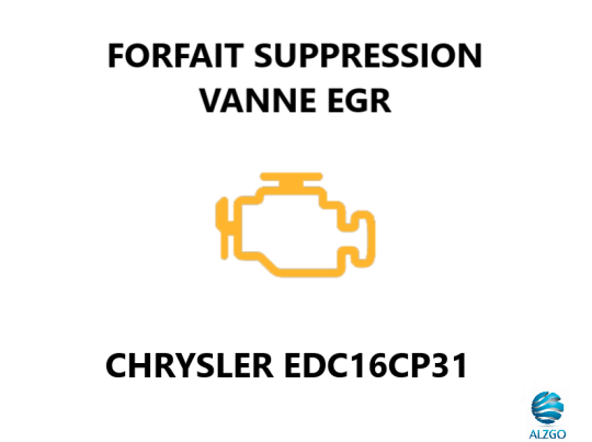 FORFAIT SUPPRESSION VANNE EGR CHRYSLER EDC16CP31