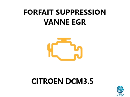 FORFAIT SUPPRESSION VANNE EGR CITROEN DCM3.5