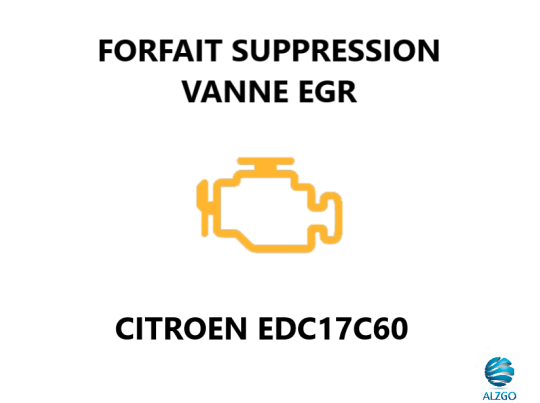 FORFAIT SUPPRESSION VANNE EGR CITROEN EDC17C60