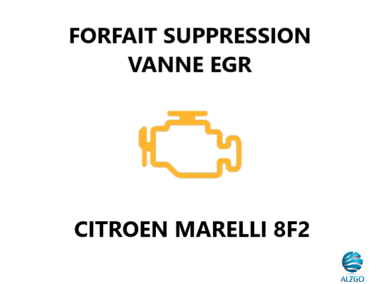 FORFAIT SUPPRESSION VANNE EGR CITROEN MARELLI 8F2