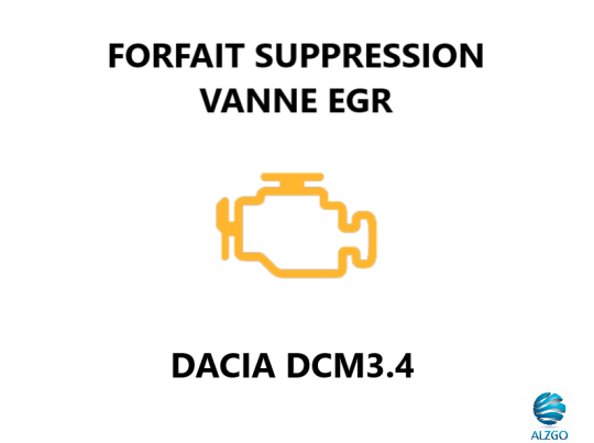 FORFAIT SUPPRESSION VANNE EGR DACIA DCM3.4