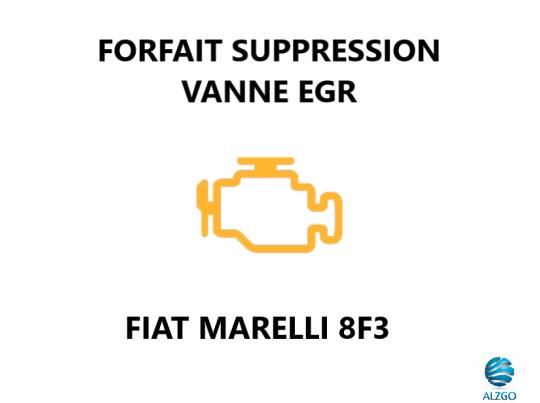 FORFAIT SUPPRESSION VANNE EGR FIAT MARELLI 8F3