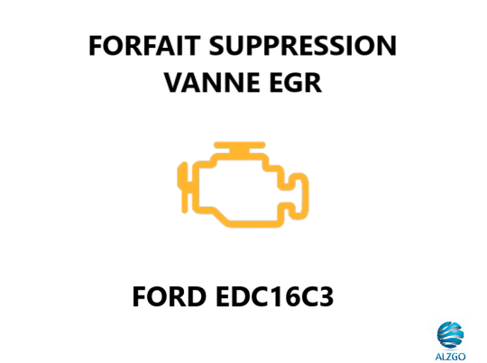 FORFAIT SUPPRESSION VANNE EGR FORD EDC16C3