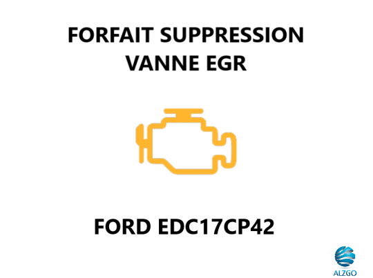 FORFAIT SUPPRESSION VANNE EGR FORD EDC17CP42