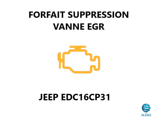 FORFAIT SUPPRESSION VANNE EGR JEEP EDC16CP31