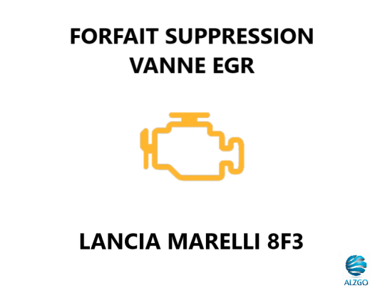 FORFAIT SUPPRESSION VANNE EGR LANCIA MARELLI 8F3