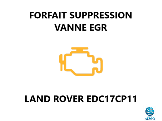 FORFAIT SUPPRESSION VANNE EGR LAND ROVER EDC17CP11