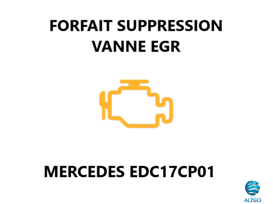 FORFAIT SUPPRESSION VANNE EGR MERCEDES EDC17CP01
