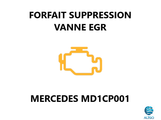 FORFAIT SUPPRESSION VANNE EGR MERCEDES MD1CP001