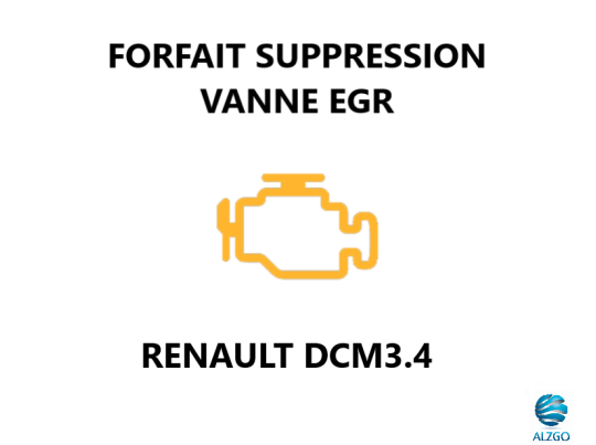 FORFAIT SUPPRESSION VANNE EGR RENAULT DCM3.4