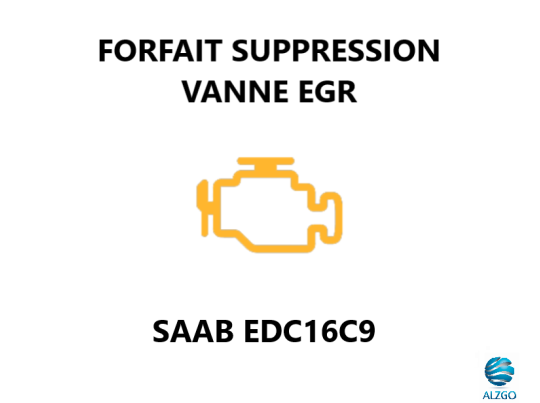 FORFAIT SUPPRESSION VANNE EGR SAAB EDC16C9