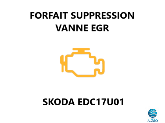 FORFAIT SUPPRESSION VANNE EGR SKODA EDC17U01