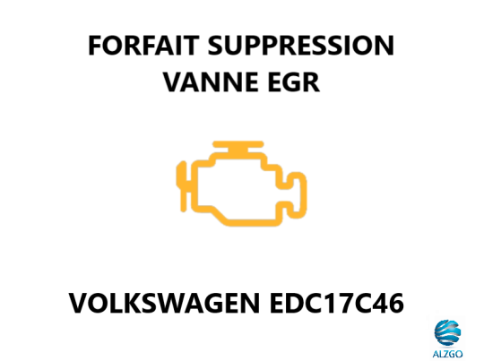 FORFAIT SUPPRESSION VANNE EGR VOLKSWAGEN EDC17C46