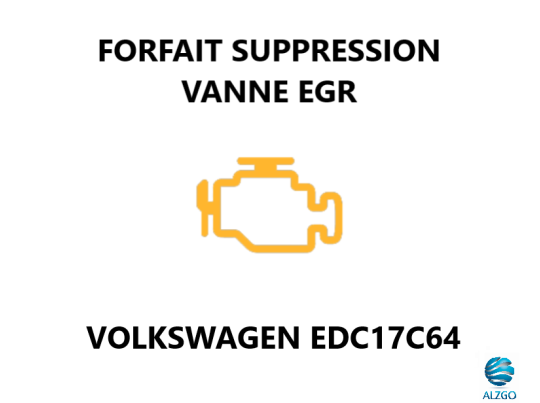 FORFAIT SUPPRESSION VANNE EGR VOLKSWAGEN EDC17C64