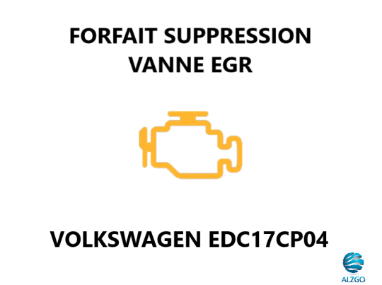 FORFAIT SUPPRESSION VANNE EGR VOLKSWAGEN EDC17CP04