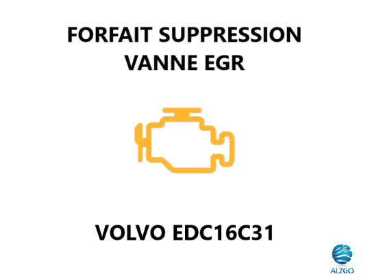 FORFAIT SUPPRESSION VANNE EGR VOLVO EDC16C31