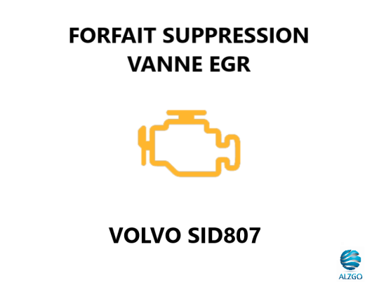 FORFAIT SUPPRESSION VANNE EGR VOLVO SID 807